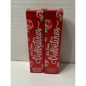 2 New Lime Crime Velvetine Matte Liquid Lipstick CUPID Pink Discontinued